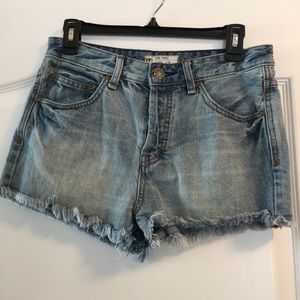 Free People Jean shorts